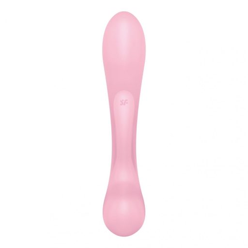 Satisfyer Triple Oh - akkus, csiklókaros vibrátor (pink)