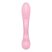Satisfyer Triple Oh - akkus, csiklókaros vibrátor (pink)
