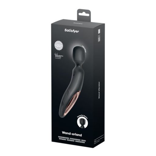 Satisfyer Wand-erland - masszírozó vibrátor (fekete)