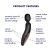 Satisfyer Wand-erland - masszírozó vibrátor (fekete)