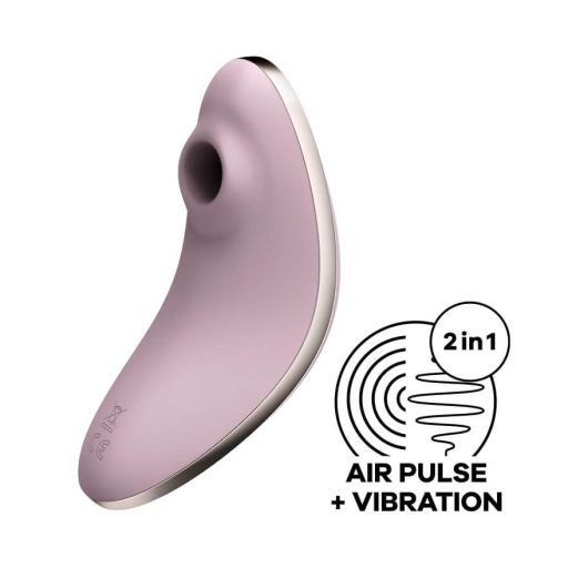 Satisfyer Vulva Lover 1 - léghullámos csikló vibrátor (viola)