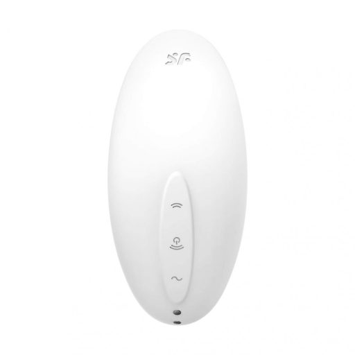 Satisfyer Vulva Lover 2 - léghullámos csikló vibrátor (fehér)