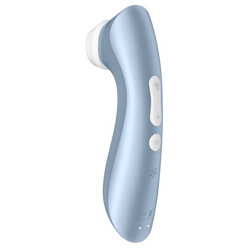 Satisfyer Pro 2+ léghullámos csiklóizgató (kék)