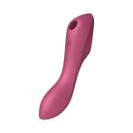   Satisfyer Curvy Trinity 3 - akkus léghullámos 2in1 vibrátor (piros)