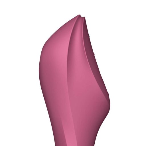 Satisfyer Curvy Trinity 3 - léghullámos 2in1 vibrátor (piros)