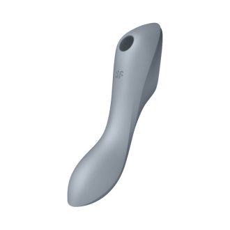  Satisfyer Curvy Trinity 3 - léghullámos 2in1 vibrátor (szürke)