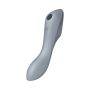   Satisfyer Curvy Trinity 3 - akkus hüvelyi és csiklóvibrátor (szürke)