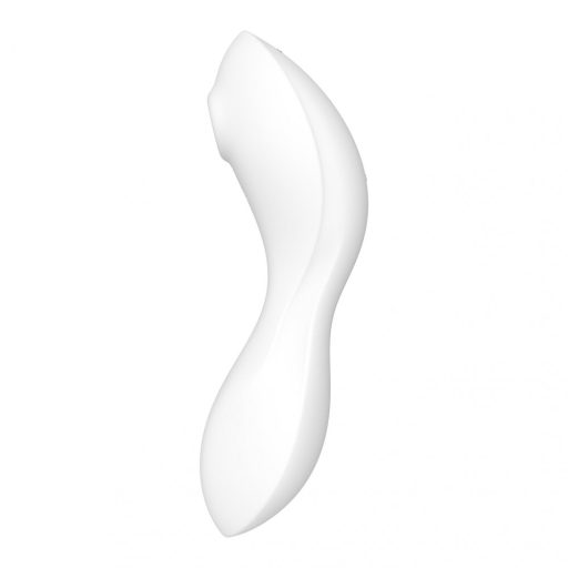 Satisfyer Curvy Trinity 5+ - okos 2in1 vibrátor (fehér)