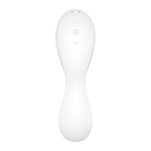 Satisfyer Curvy Trinity 5+ - okos 2in1 vibrátor (fehér)