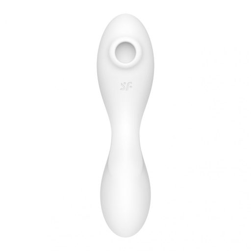 Satisfyer Curvy Trinity 5+ - okos 2in1 vibrátor (fehér)