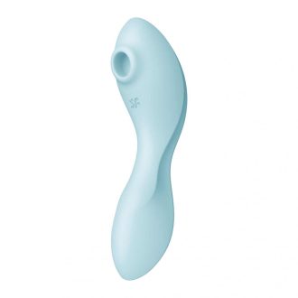 Satisfyer Curvy Trinity 5+ - okos 2in1 vibrátor (kék)