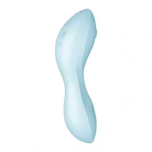 Satisfyer Curvy Trinity 5+ - okos 2in1 vibrátor (kék)