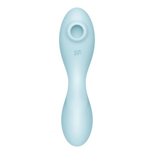 Satisfyer Curvy Trinity 5+ - okos 2in1 vibrátor (kék)