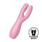 Satisfyer Threesome 3 - akkus csikló vibrátor (pink)