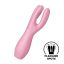 Satisfyer Threesome 3 - akkus csikló vibrátor (pink)