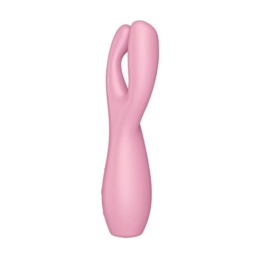 Satisfyer Threesome 3 - akkus csikló vibrátor (pink)