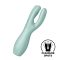 / Satisfyer Threesome 3 - akkus csikló vibrátor (menta)
