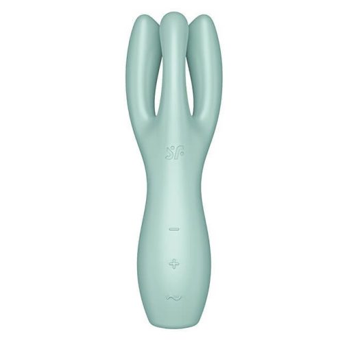 / Satisfyer Threesome 3 - akkus csikló vibrátor (menta)