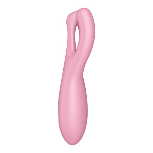 Satisfyer Threesome 4 - okos csikló vibrátor (pink)