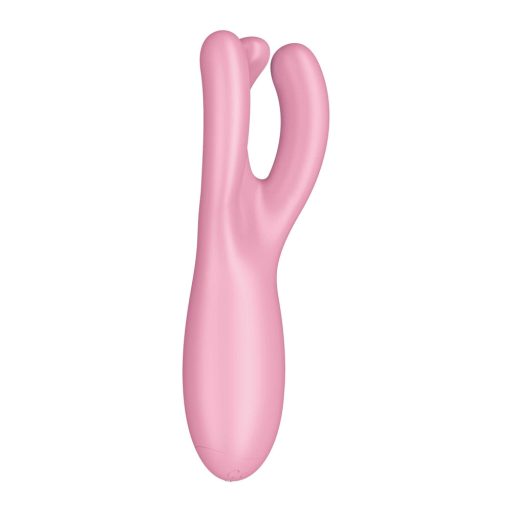 Satisfyer Threesome 4 - okos csikló vibrátor (pink)