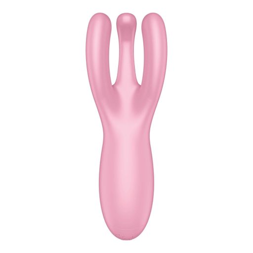 Satisfyer Threesome 4 - okos csikló vibrátor (pink)