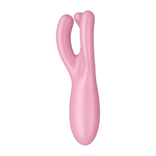 Satisfyer Threesome 4 - okos csikló vibrátor (pink)