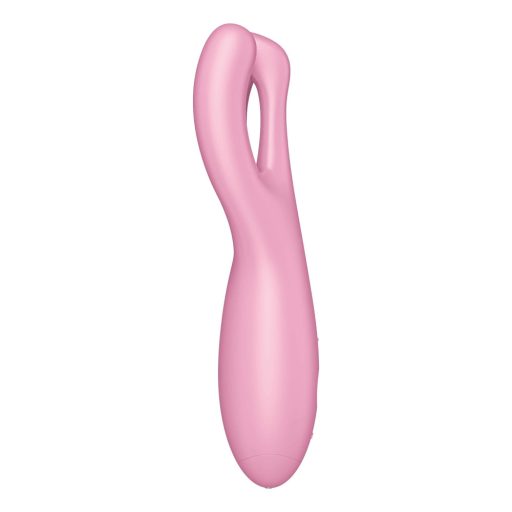 Satisfyer Threesome 4 - okos csikló vibrátor (pink)