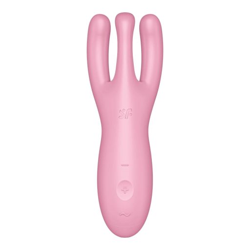 Satisfyer Threesome 4 - okos csikló vibrátor (pink)