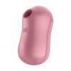 Satisfyer Cotton Candy - léghullámos csikló vibrátor (korall)