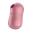 Satisfyer Cotton Candy - léghullámos csikló vibrátor (korall)