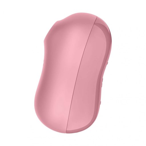 Satisfyer Cotton Candy - léghullámos csikló vibrátor (korall)