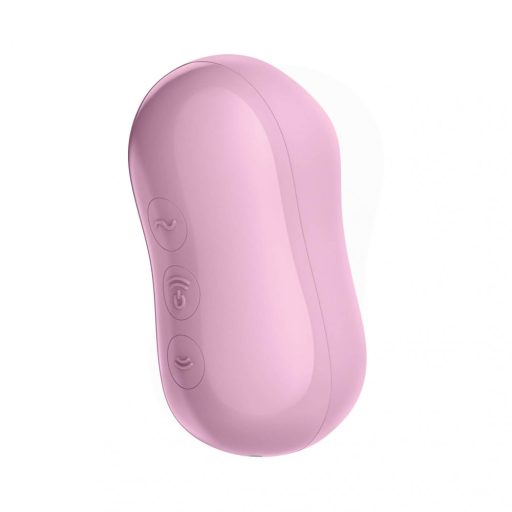 / Satisfyer Cotton Candy - akkus léghullámos csikló vibrátor (lila)