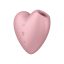 Satisfyer Cutie Heart - akkus léghullámos csikló vibrátor (pink)