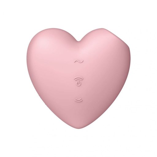 Satisfyer Cutie Heart - akkus léghullámos csikló vibrátor (pink)