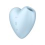   Satisfyer Cutie Heart - akkus léghullámos csiklóvibrátor (kék)