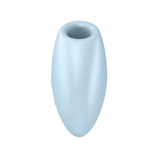 Satisfyer Cutie Heart - akkus léghullámos csikló vibrátor (kék)