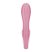 Satisfyer Air Pump Bunny 2 -Akkus G-pontos vízálló csiklókaros vibrátor - 20 cm (Világos piros)