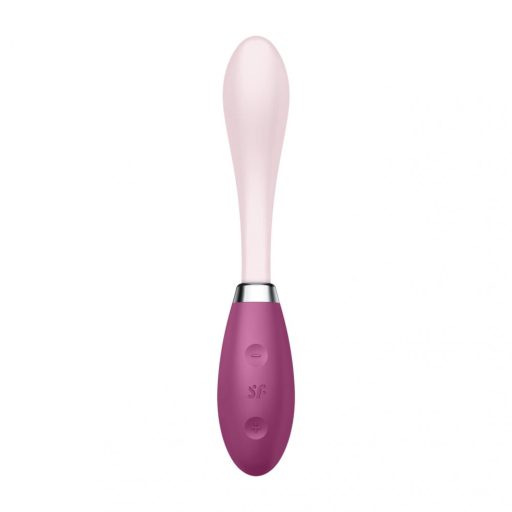 Satisfyer G-Spot Flex 3 - akkus G-pont vibrátor (pink-vörös)