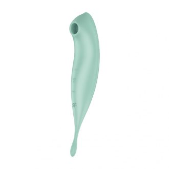 Satisfyer Twirling Pro - okos 2in1 csikló vibrátor (menta)