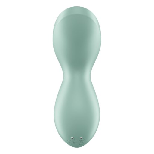Satisfyer Exciterrr - forgó gyöngyös csikló vibrátor (zöld)