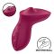 Satisfyer Exciterrr - forgó gyöngyös csikló vibrátor, csiklóizgató (piros)