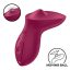 Satisfyer Exciterrr - forgó gyöngyös csikló vibrátor, csiklóizgató (piros)