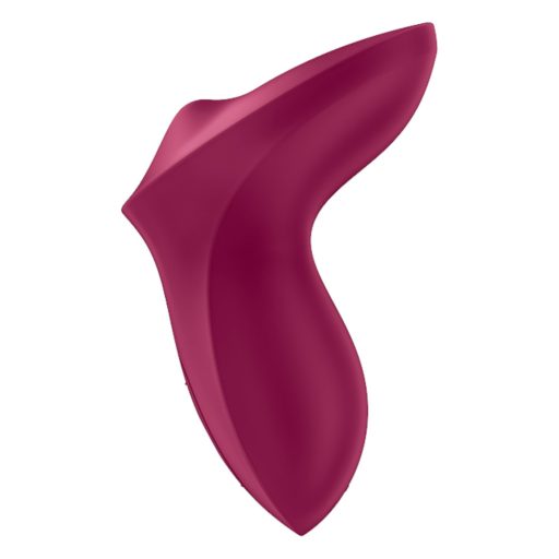 Satisfyer Exciterrr - forgó gyöngyös csikló vibrátor, csiklóizgató (piros)