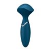 Satisfyer Mini Wand-er - vízálló masszírozó vibrátor (kék)