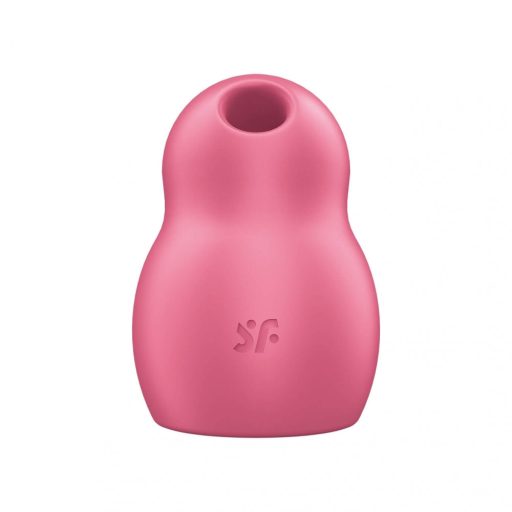 Satisfyer Pro To Go 1 - akkus, léghullámos csiklóizgató (piros)
