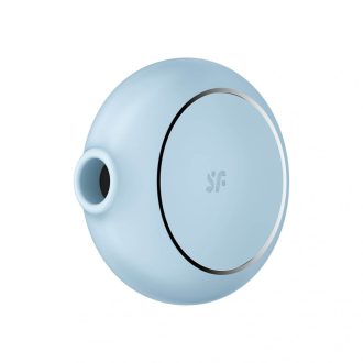   Satisfyer Pro To Go 3 - akkus, léghullámos csiklóizgató (kék)