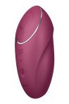   Satisfyer Tap & Climax 1 - 2in1 vibrátor és csiklóizgató (piros)