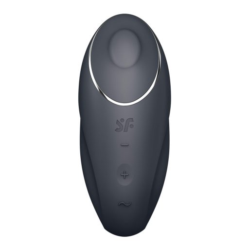 Satisfyer Tap & Climax 1 - 2in1 csiklóizgató és vibrátor (fekete)
