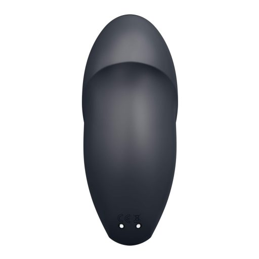 Satisfyer Tap & Climax 1 - 2in1 csiklóizgató és vibrátor (fekete)