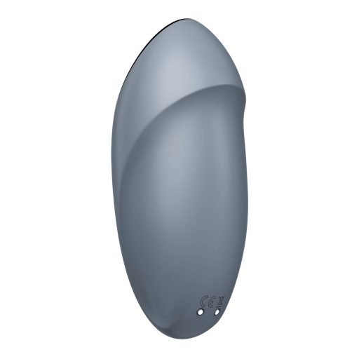 Satisfyer Tap & Climax 1 - 2in1 csikló vibrátor (szürke)